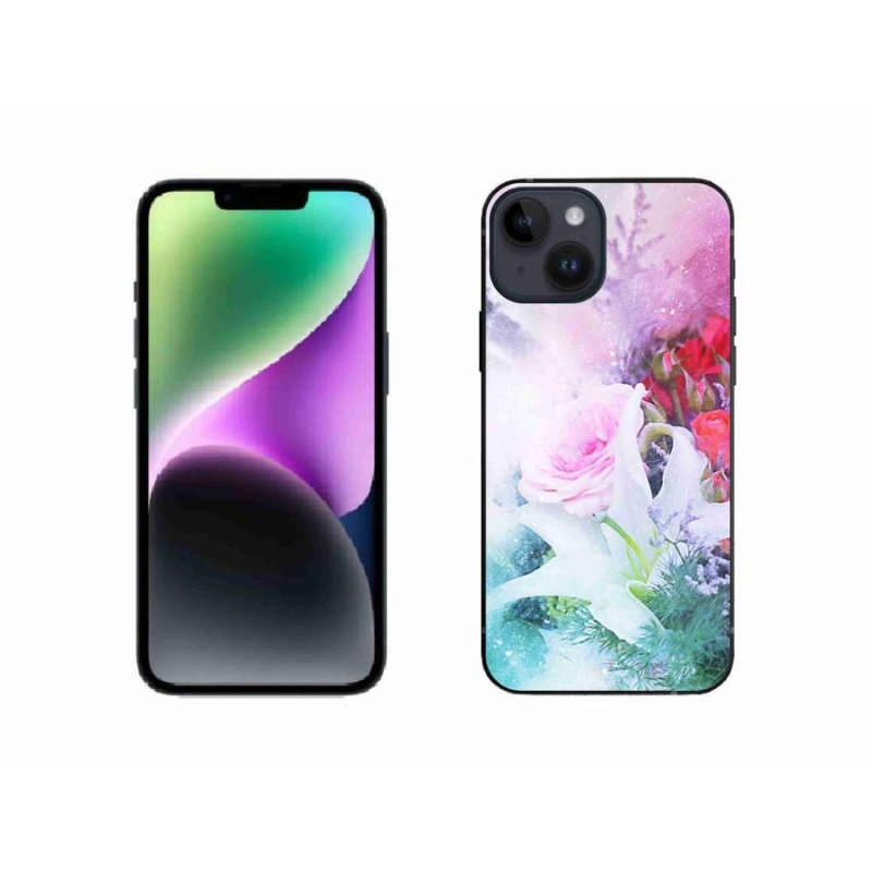 Zselés borítás mmCase iPhone 14 - virágokhoz 4