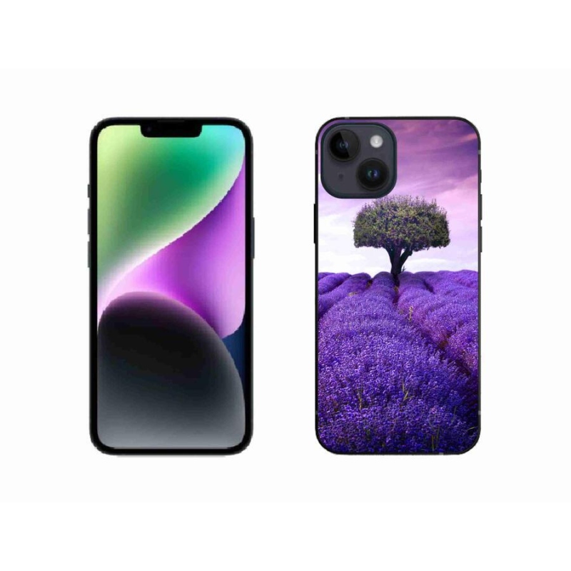 Zselés borítás mmCase iPhone 14 készülékhez - levendula rét