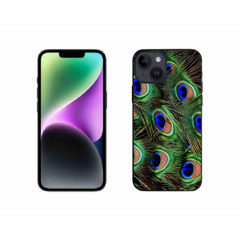 Zselés borítás mmCase iPhone 14 készülékhez - pávatoll