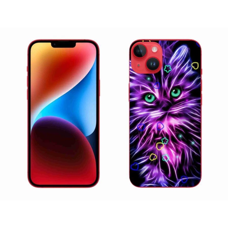 Zselés borítás mmCase iPhone 14 Plus készülékhez - absztrakt macska