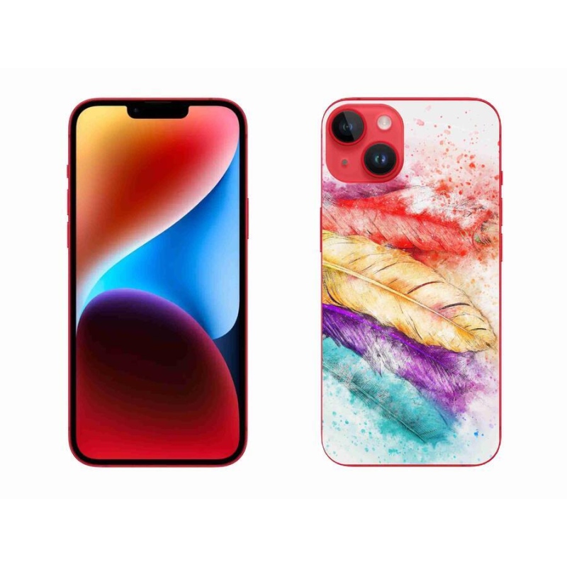 Zselés borítás mmCase iPhone 14 Plus készülékhez - színes toll