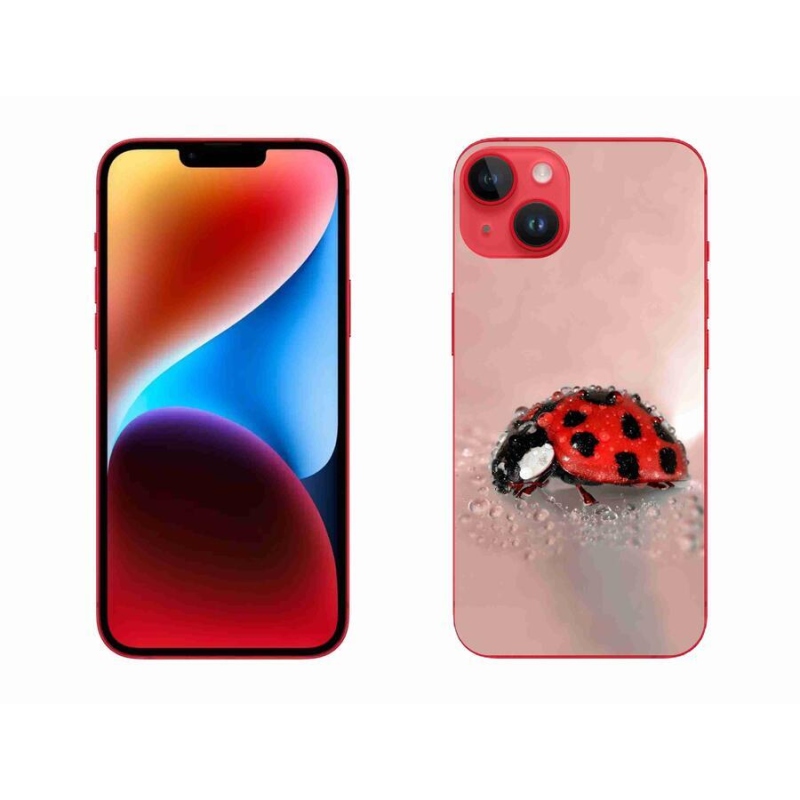 Zselés borítás mmCase iPhone 14 Plus készülékhez - katicabogár