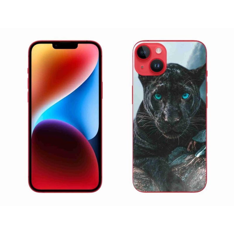 Zselés borítás mmCase iPhone 14 Plus készülékhez - fekete párduc