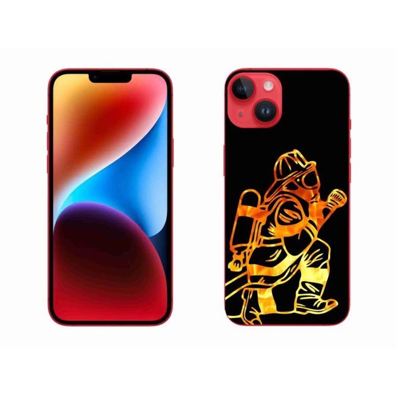Gél borítás mmCase iPhone 14 Plus készülékhez - tűzoltó 1