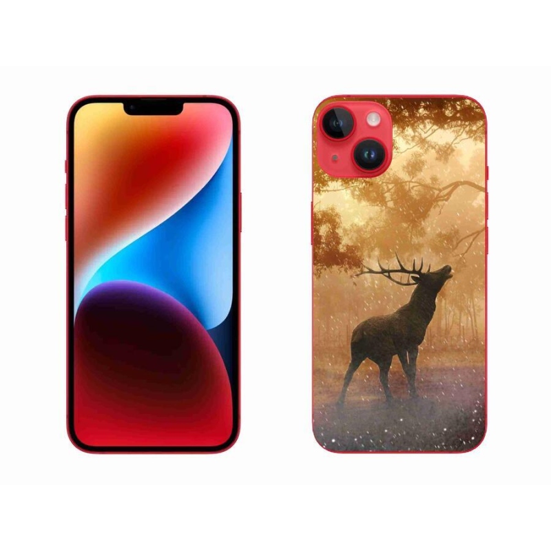 Zselés borítás mmCase iPhone 14 Plus készülékhez - szarvas a vadászaton