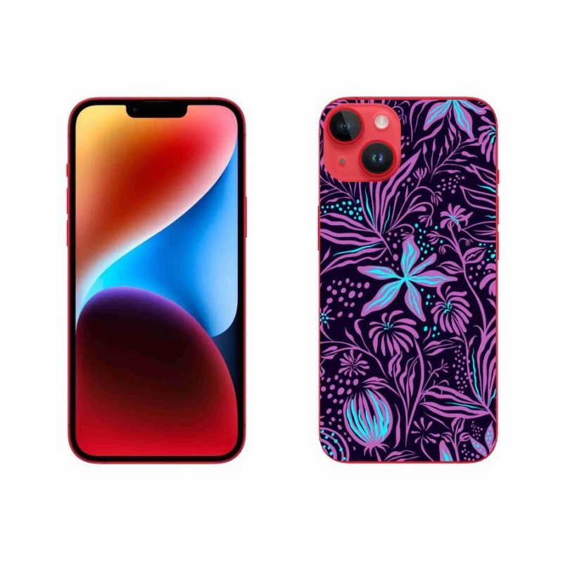 Zselés borítás mmCase iPhone 14 Plus készülékhez - virágok 2