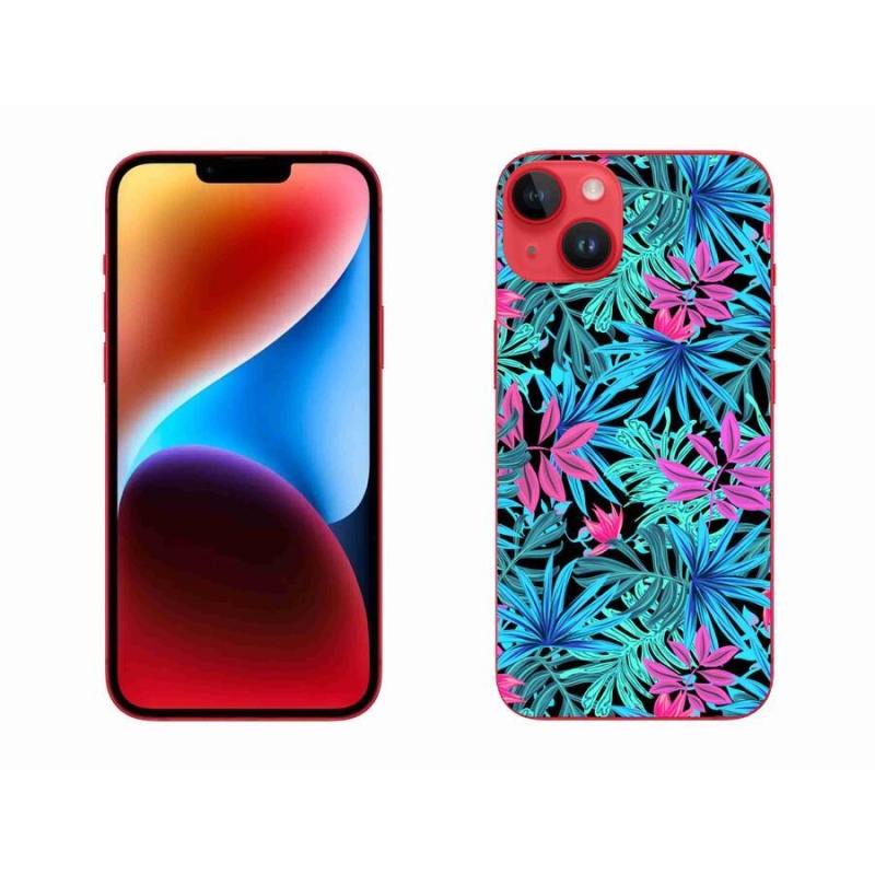 Zselés borítás mmCase iPhone 14 Plus készülékhez - virágok 3