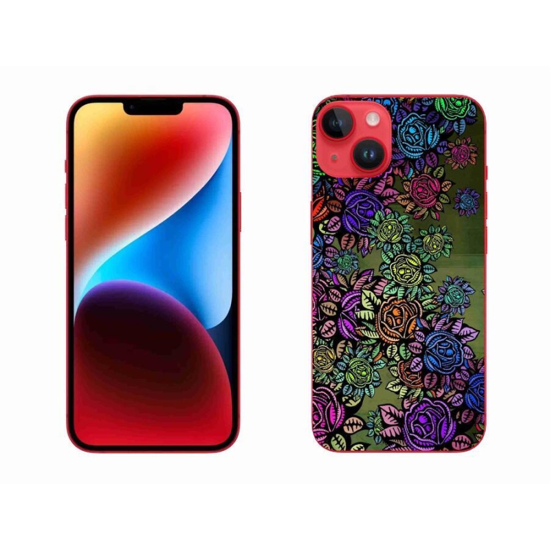 Gél borítás mmCase iPhone 14 Plus készülékhez - virágok 6