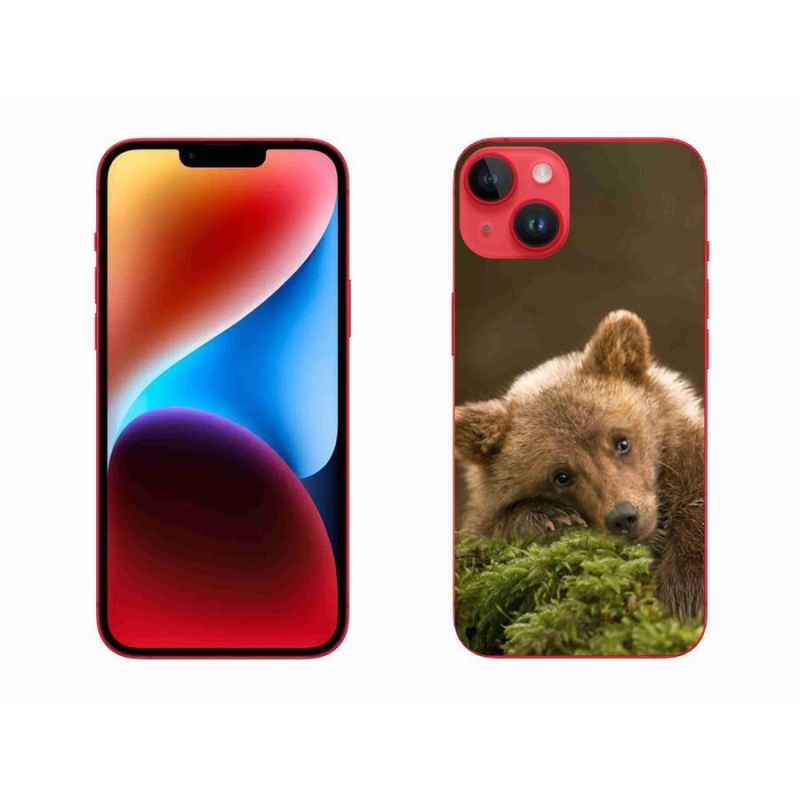 Gél védőburkolat mmCase iPhone 14 Plus készülékhez - medve