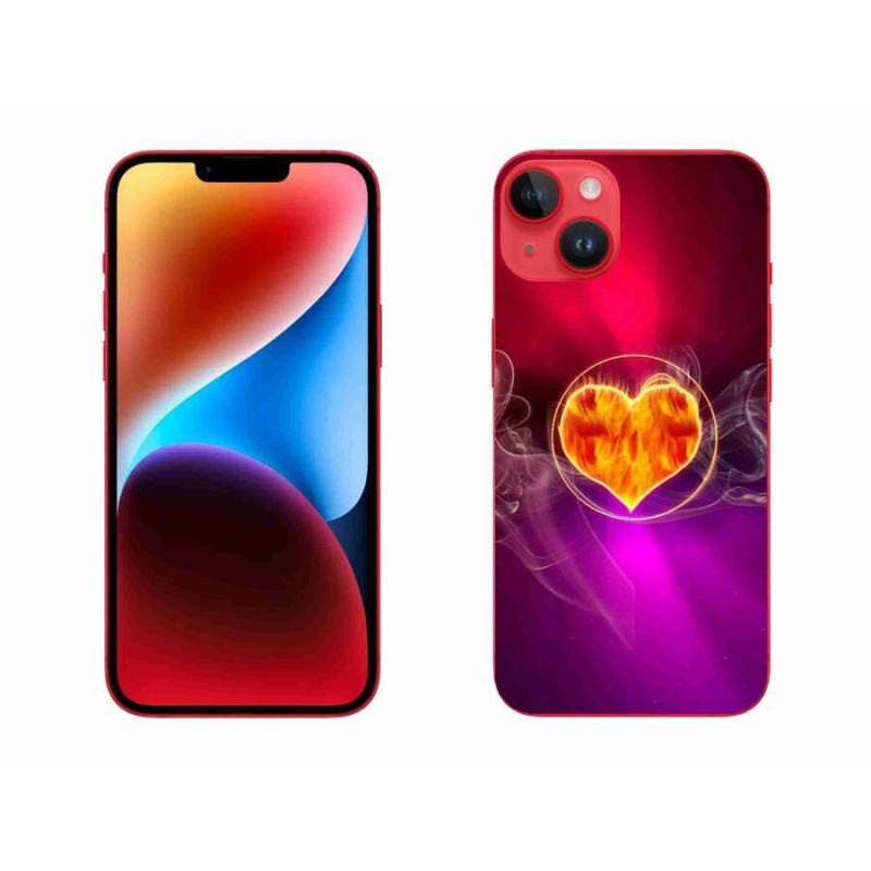 Zselés borítás mmCase iPhone 14 Plus készülékhez - tűzszív