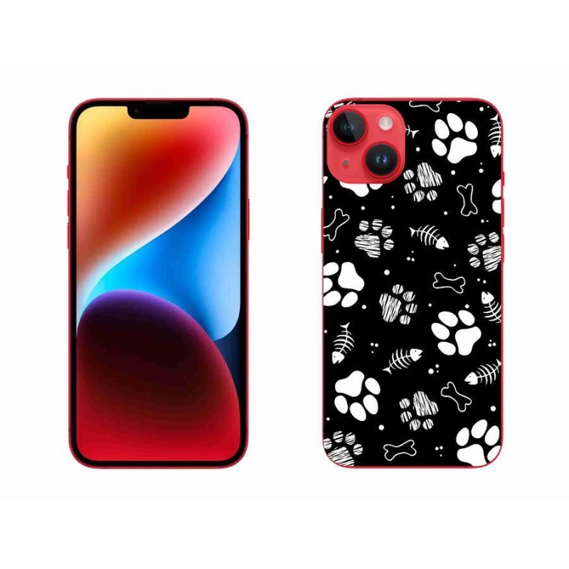 Zselés borítás mmCase iPhone 14 Plus készülékhez - kutyamancsok