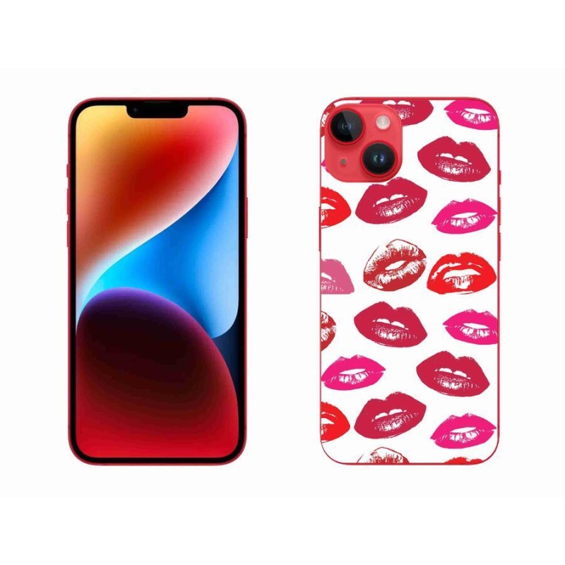 Zselés borítás mmCase iPhone 14 Plus készülékhez - ajkak