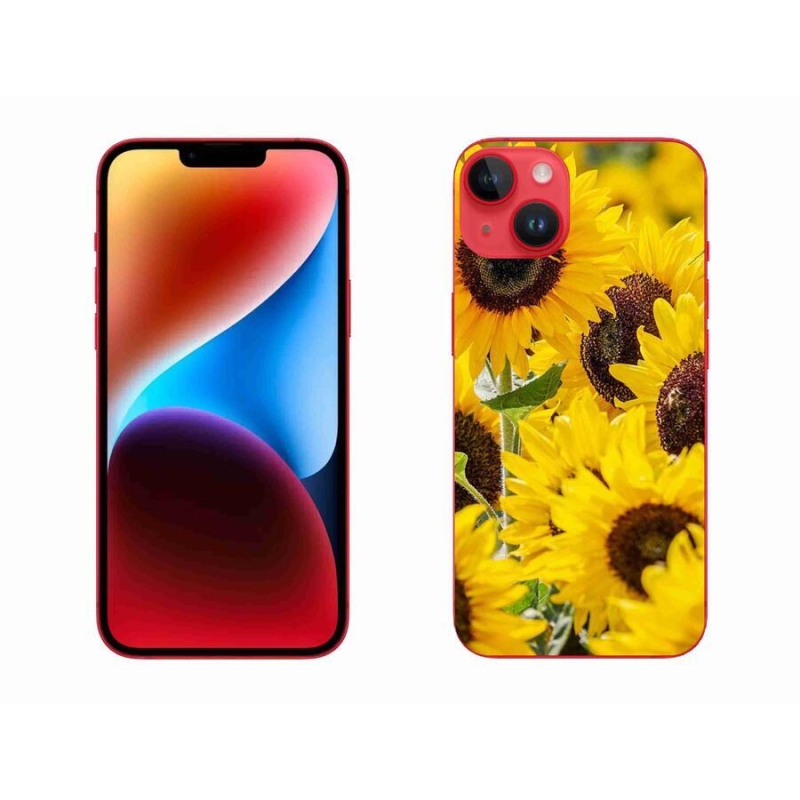 Zselés borítás mmCase iPhone 14 Plus készülékhez - Napraforgó