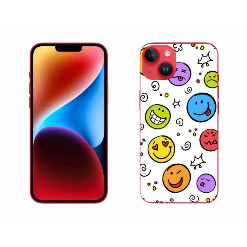 Zselés borítás mmCase iPhone 14 Plus készülékhez - smiley-k
