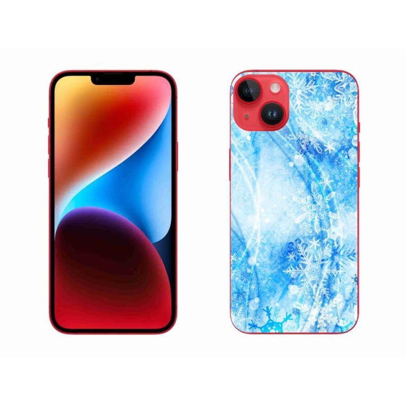 Zselés borítás mmCase iPhone 14 Plus készülékhez - hópelyhek