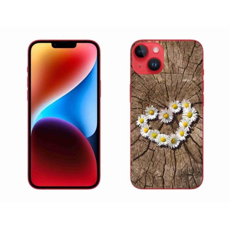 Zselés borítás mmCase iPhone 14 Plus készülékhez - Százszorszépek szíve