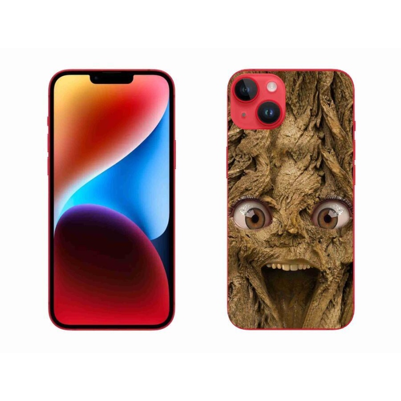 Gél borítás mmCase iPhone 14 Plus készülékhez - boldog fa szemekkel