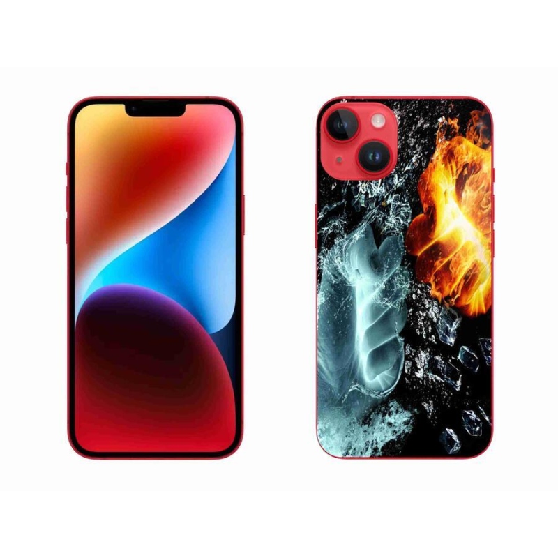 Zselés borítás mmCase iPhone 14 Plus készülékhez - víz és tűz