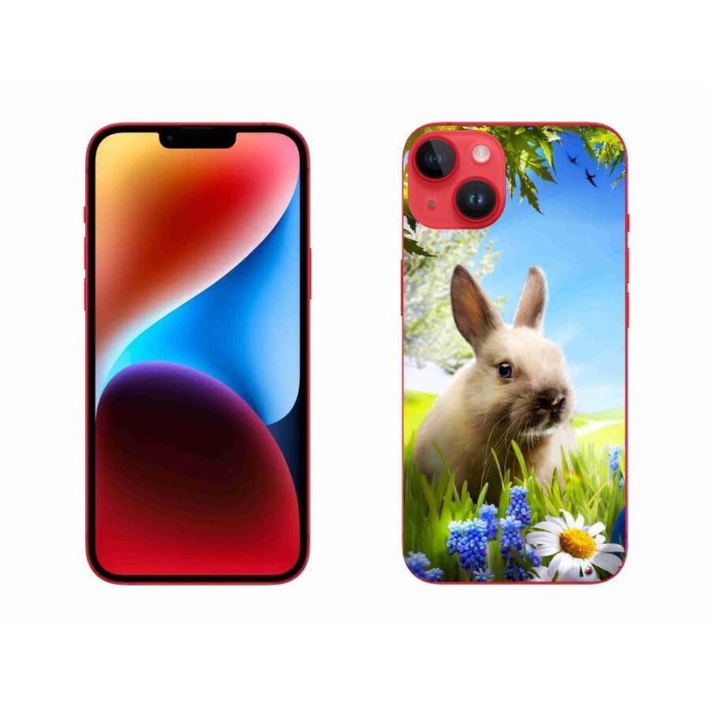 Zselés borítás mmCase iPhone 14 Plus készülékhez - nyuszi