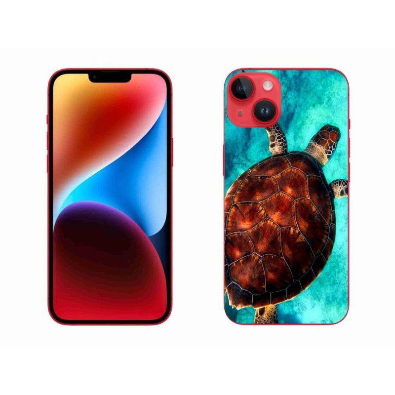 Zselés borítás mmCase iPhone 14 Plus készülékhez - teknősbéka