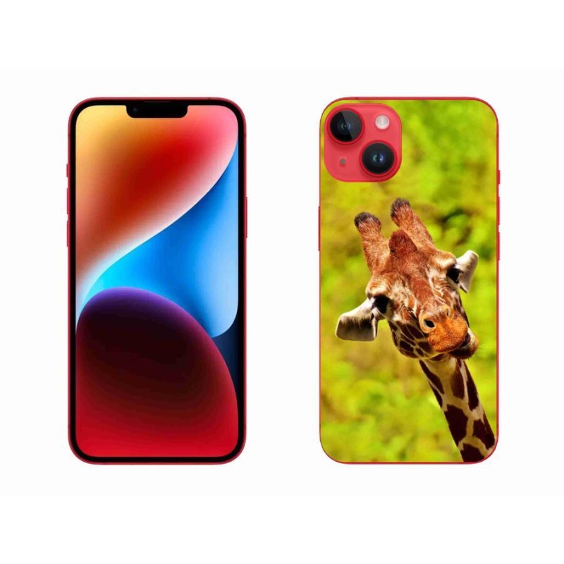 Zselés borítás mmCase iPhone 14 Plus készülékhez - zsiráf