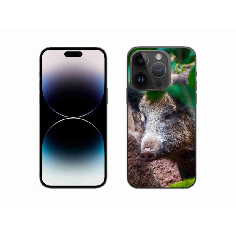 Zselés borítás mmCase iPhone 14 Pro 6.1 készülékhez - vaddisznó