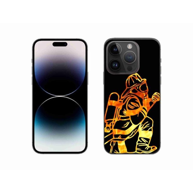Zselés borítás mmCase iPhone 14 Pro 6.1 - tűzoltó 1