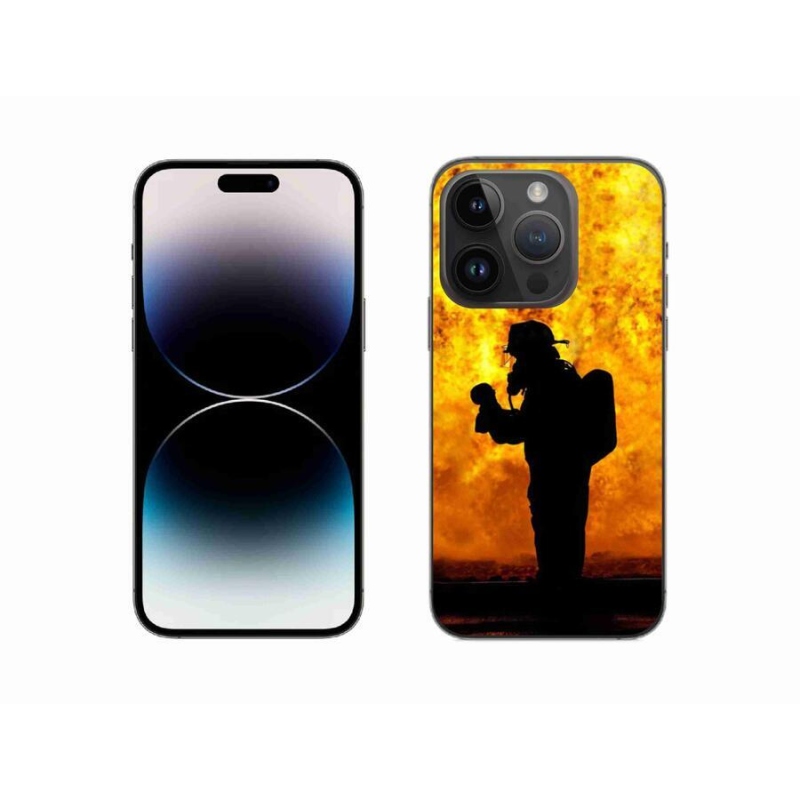 Zselés borítás mmCase iPhone 14 Pro 6.1 - tűzoltó számára