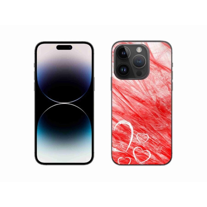 Zselés borítás mmCase iPhone 14 Pro 6.1 készülékhez - szív