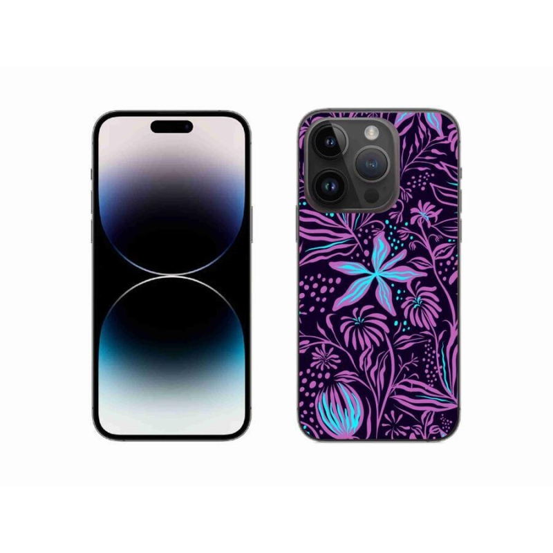 Zselés borítás mmCase iPhone 14 Pro 6.1 - virágok 2