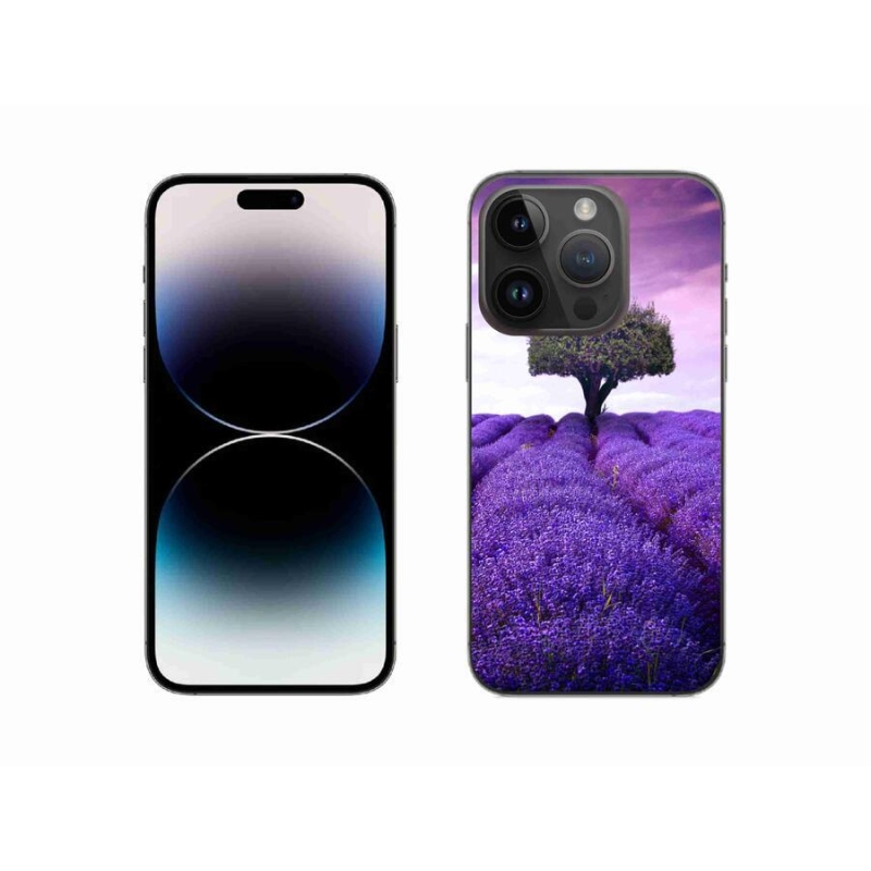 Zselés borítás mmCase iPhone 14 Pro 6.1 készülékhez - levendula rét