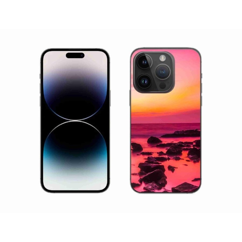 Zselés borítás mmCase iPhone 14 Pro 6.1 készülékhez - tenger és ragyogás