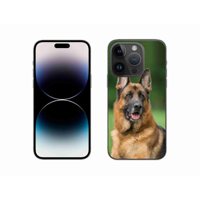 Zselés borítás mmCase iPhone 14 Pro 6.1 készülékhez - Német juhászkutya