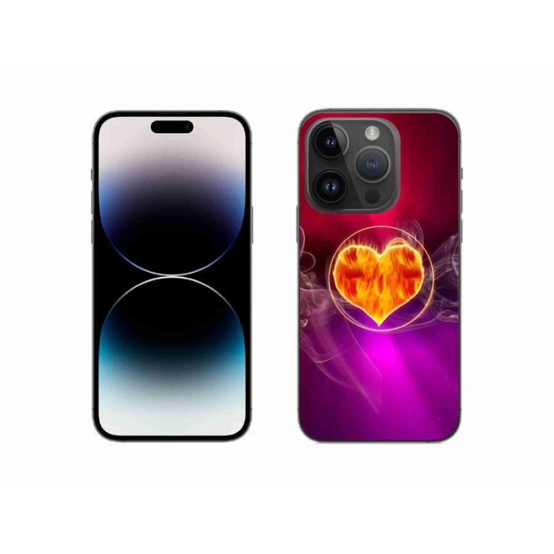 Gél borítás mmCase iPhone 14 Pro 6.1 készülékhez - Tűzszív