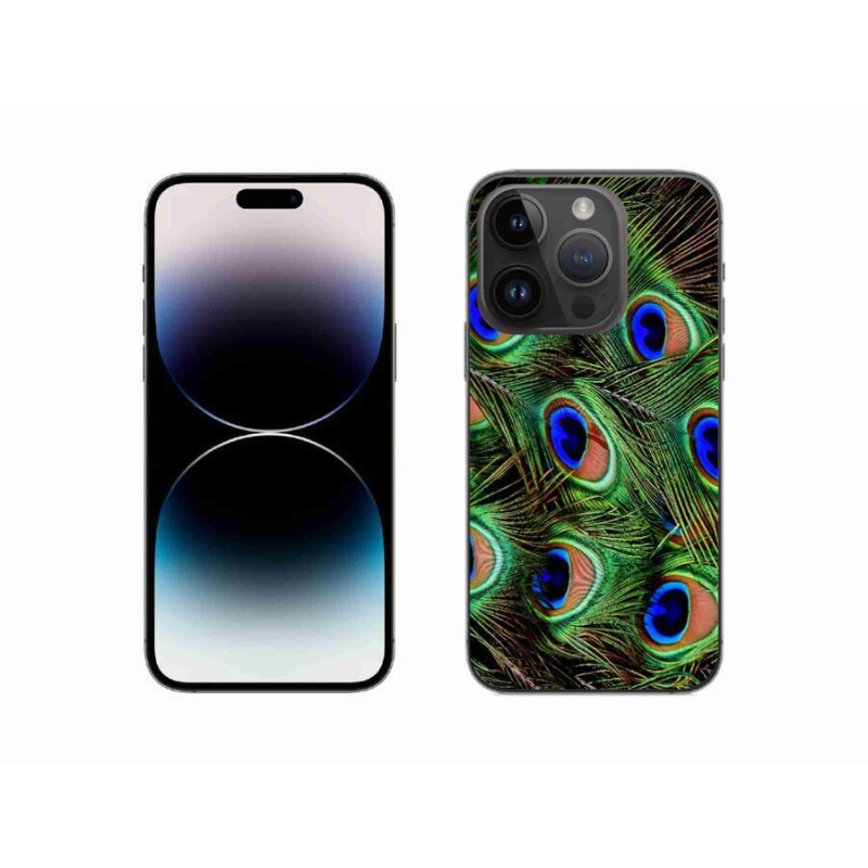 Zselés borítás mmCase iPhone 14 Pro 6.1 készülékhez - pávatoll