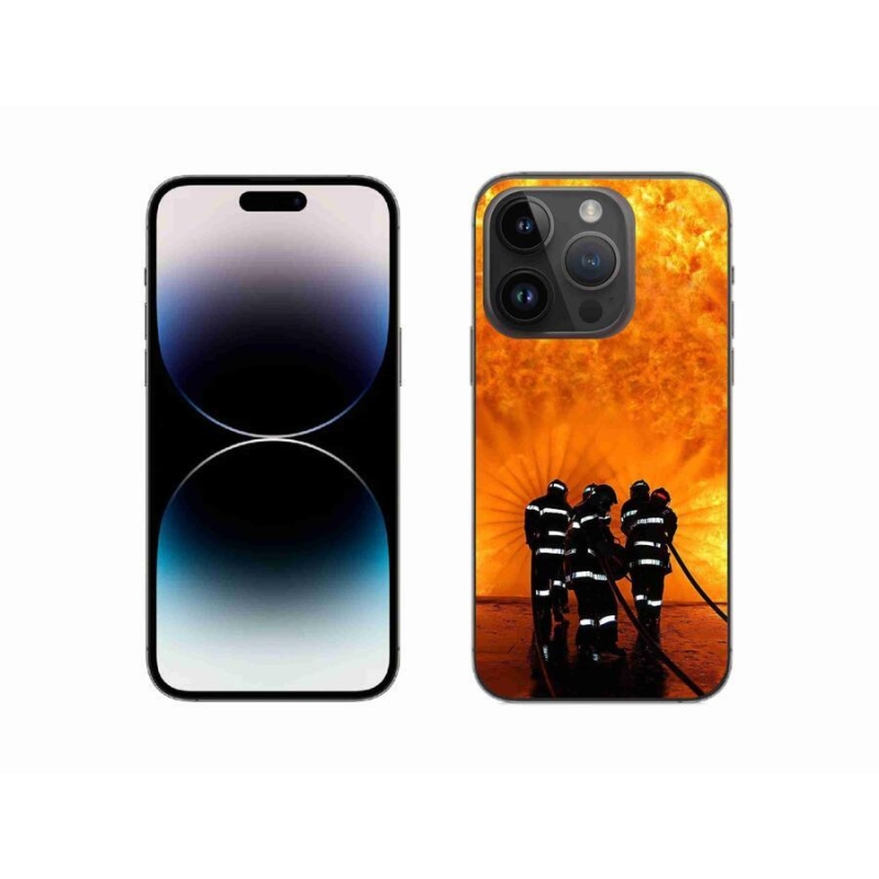 Zselés borítás mmCase iPhone 14 Pro 6.1 - tűz