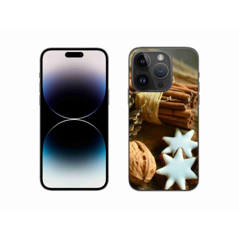 Zselés borítás mmCase iPhone 14 Pro 6.1 készülékhez - fahéj és mézeskalács