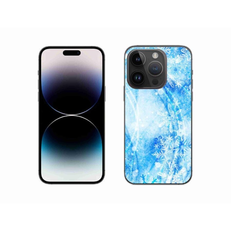 Zselés borítás mmCase iPhone 14 Pro 6.1 készülékhez - hópelyhek