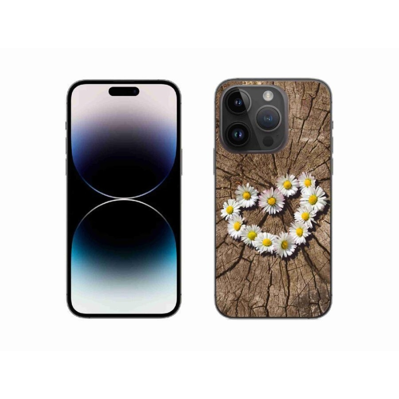 Zselés borítás mmCase iPhone 14 Pro 6.1 készülékhez - Százszorszép szív