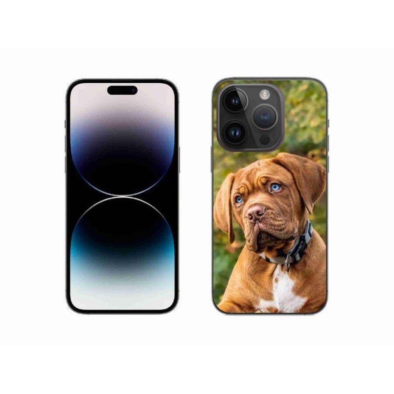 Zselés borítás mmCase iPhone 14 Pro 6.1 - kölyökkutyakékhez