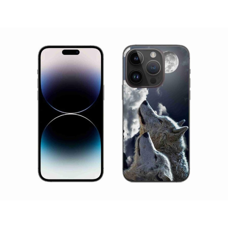 Zselés borítás mmCase iPhone 14 Pro 6.1 - farkasok számára