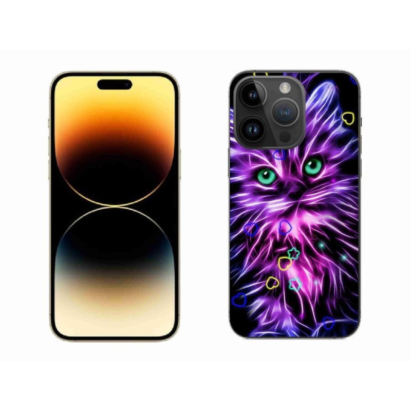 Zselés borítás mmCase iPhone 14 Pro Max 6.7 - absztrakt macska - iPhone 14 Pro Max 6.7 - absztrakt macska