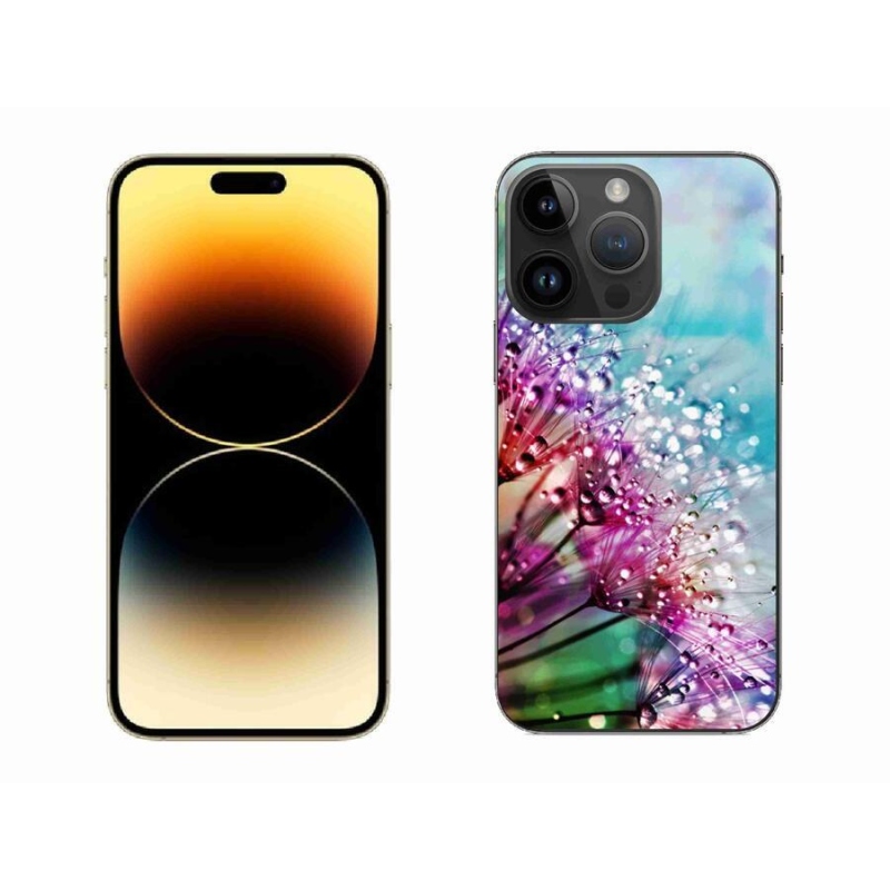 Zselés borítás mmCase iPhone 14 Pro Max 6.7 készülékhez - színes virágok