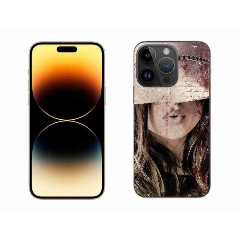 Zselés borítás mmCase iPhone 14 Pro Max 6.7 - lány számára