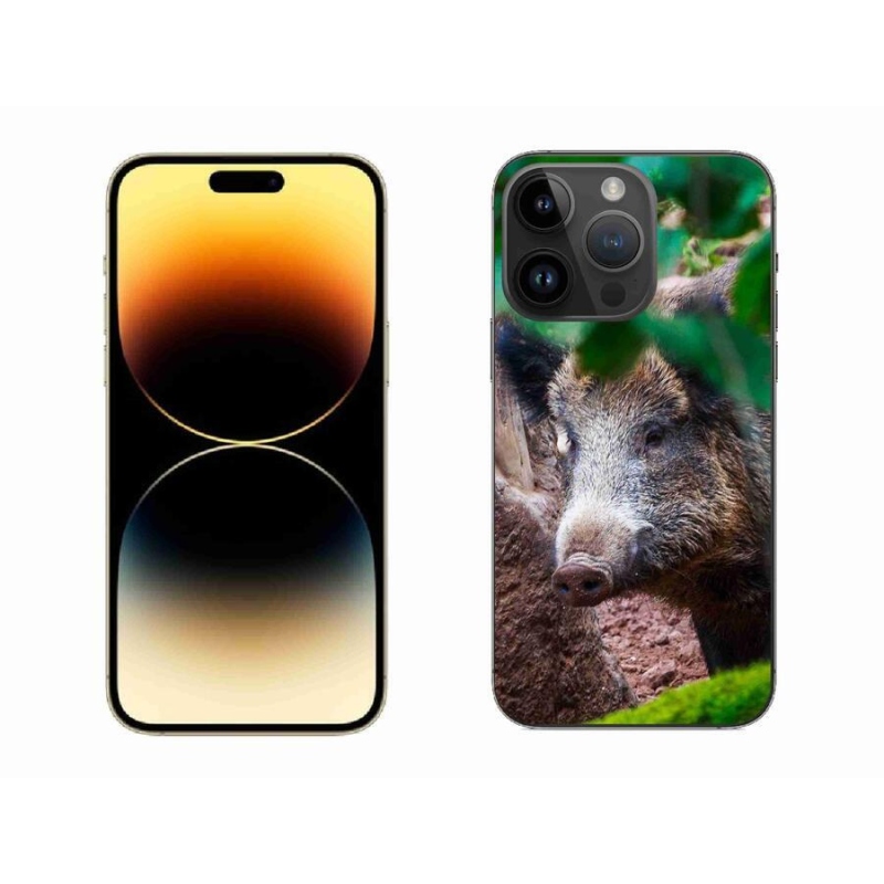 Zselés borítás mmCase iPhone 14 Pro Max 6.7 készülékhez - vaddisznó