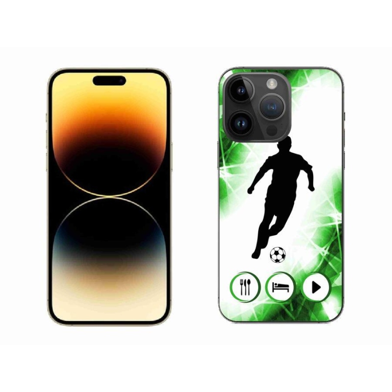 Zselés borítás mmCase iPhone 14 Pro Max 6.7 - focista számára