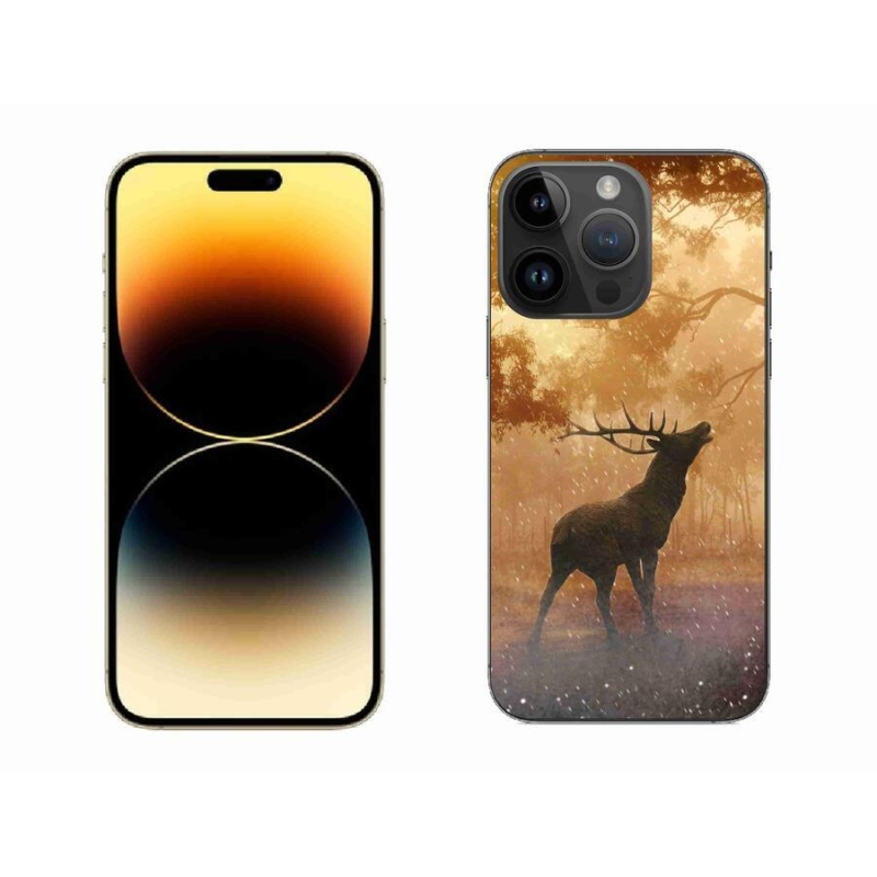 Zselés borítás mmCase iPhone 14 Pro Max 6.7 készülékhez - szarvas a vadászaton