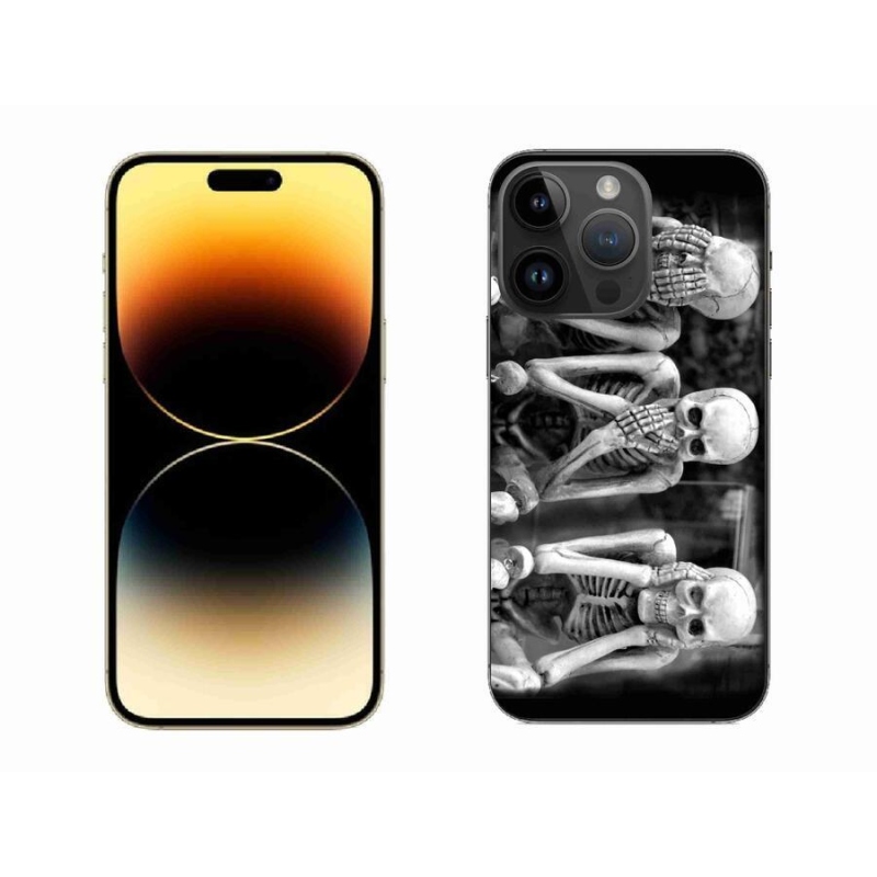 Zselés borítás mmCase iPhone 14 Pro Max 6.7 - csontvázakhoz