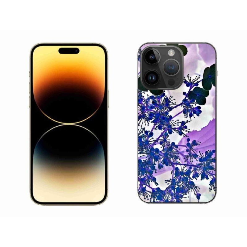 Zselés borítás mmCase iPhone 14 Pro Max 6.7 készülékhez - hortenzia virág