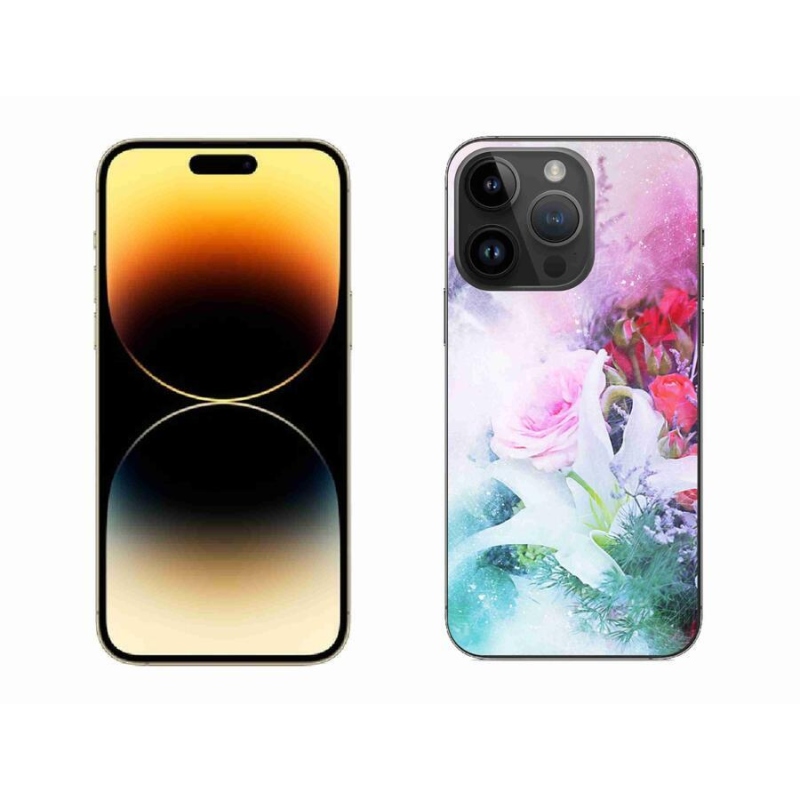 Zselés borítás mmCase iPhone 14 Pro Max 6.7 - virágok 4